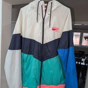 Nike Men's Multicolor Windbreaker Jacket